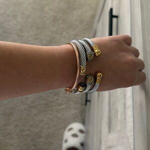 Silver Twisted Bracelet